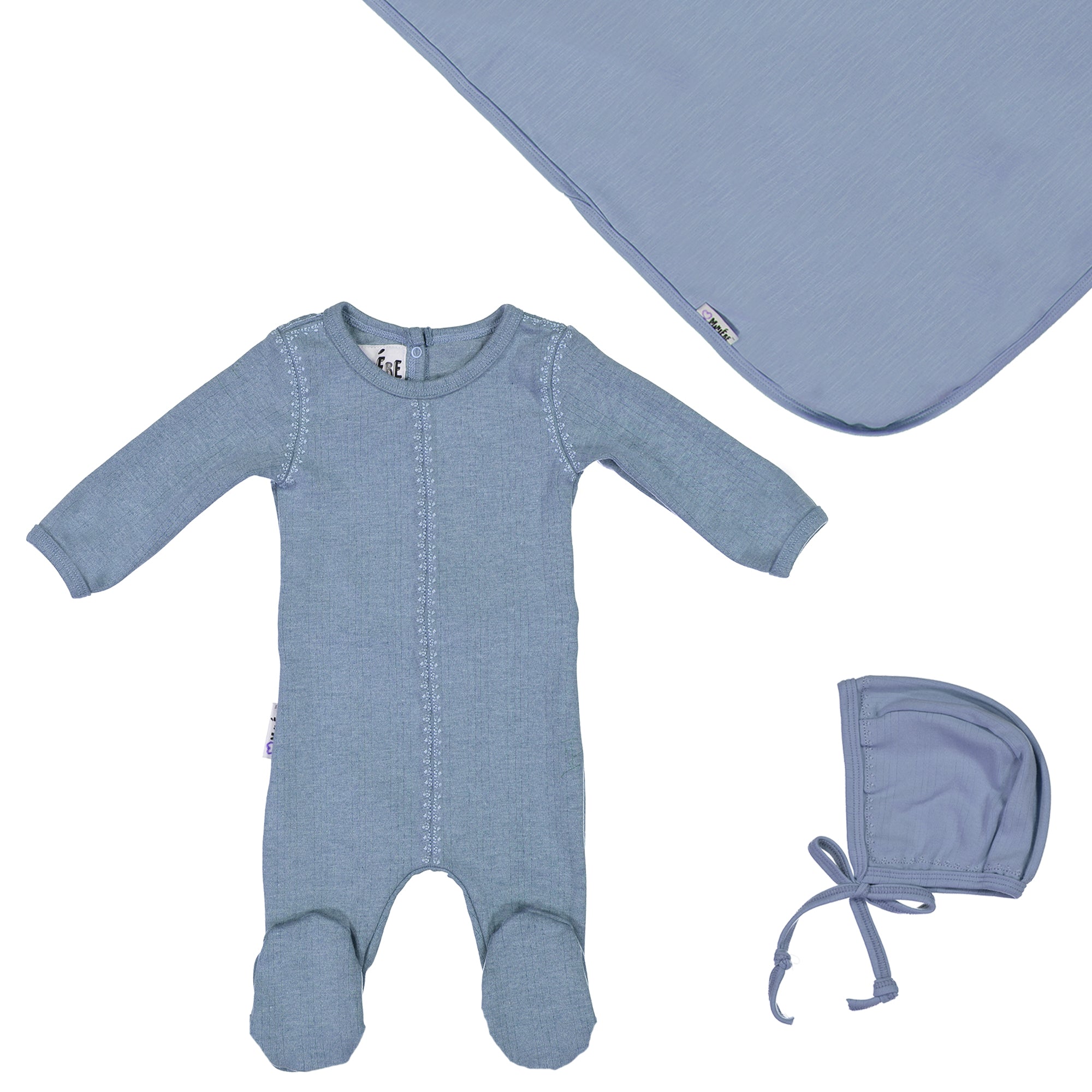 Maniere Ribbed Stitch Footie